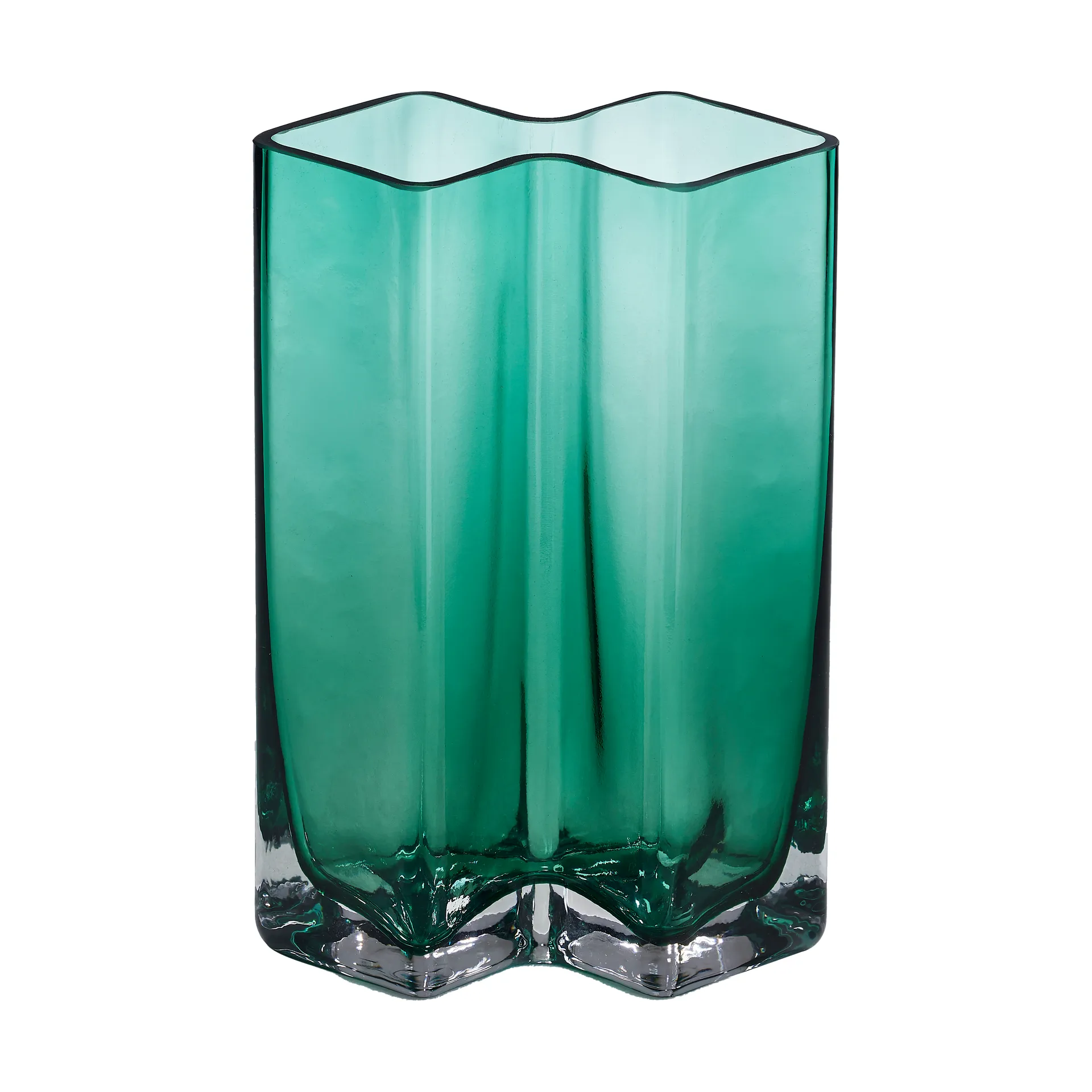 Jarrón dos cámaras Row, Verde Born In Sweden