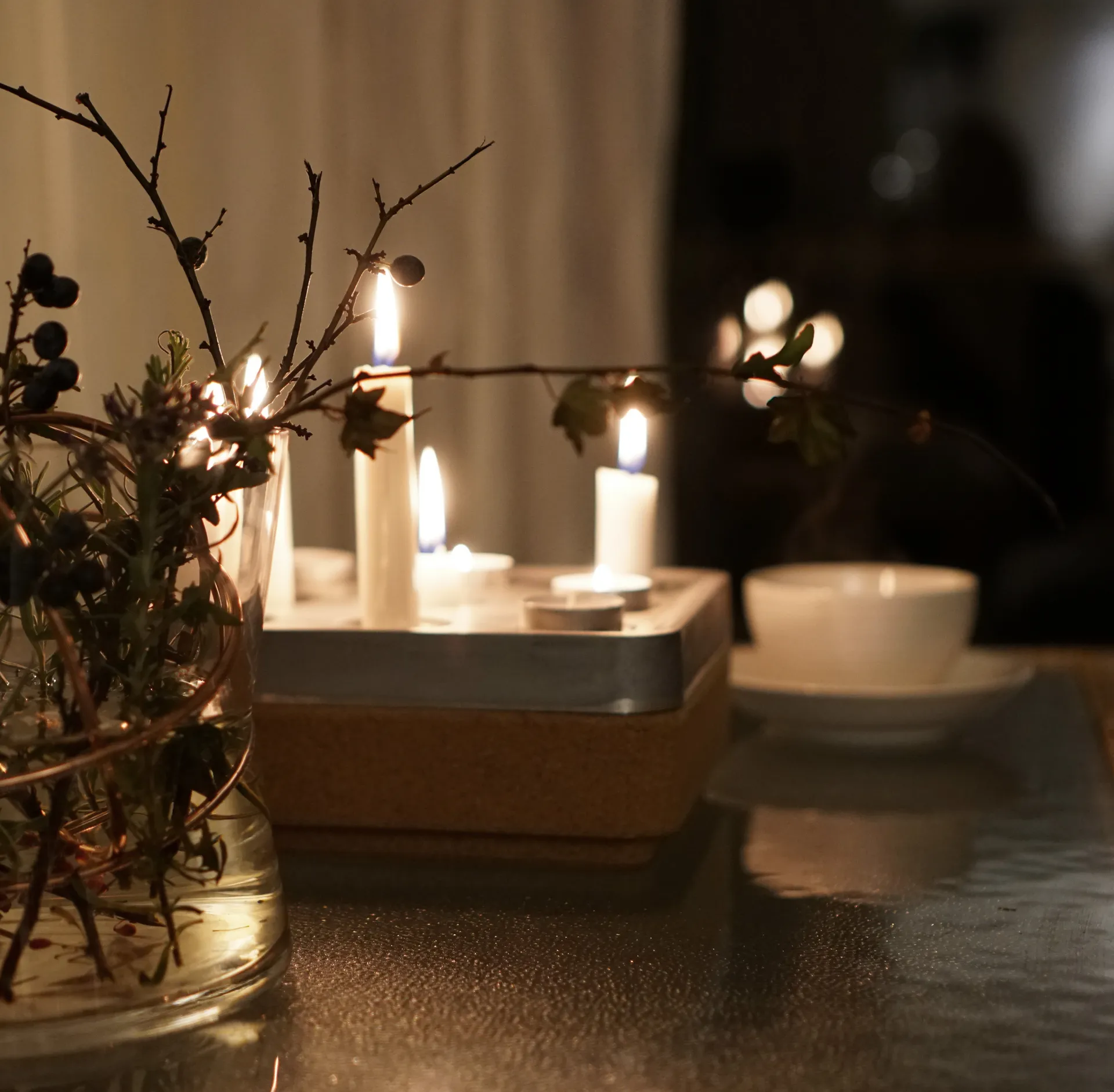 Portavelas Stumpastaken, pequeño Born In Sweden