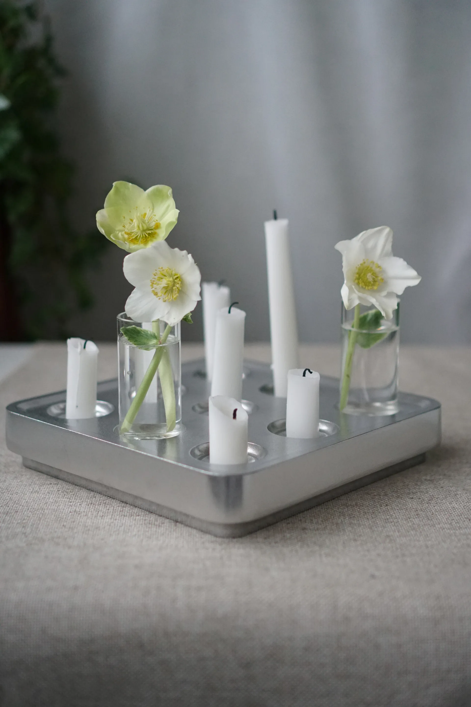 Portavelas Stumpastaken pulido, pequeño Born In Sweden