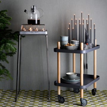Soporte para portavelas Stumpastaken - plata - Born In Sweden