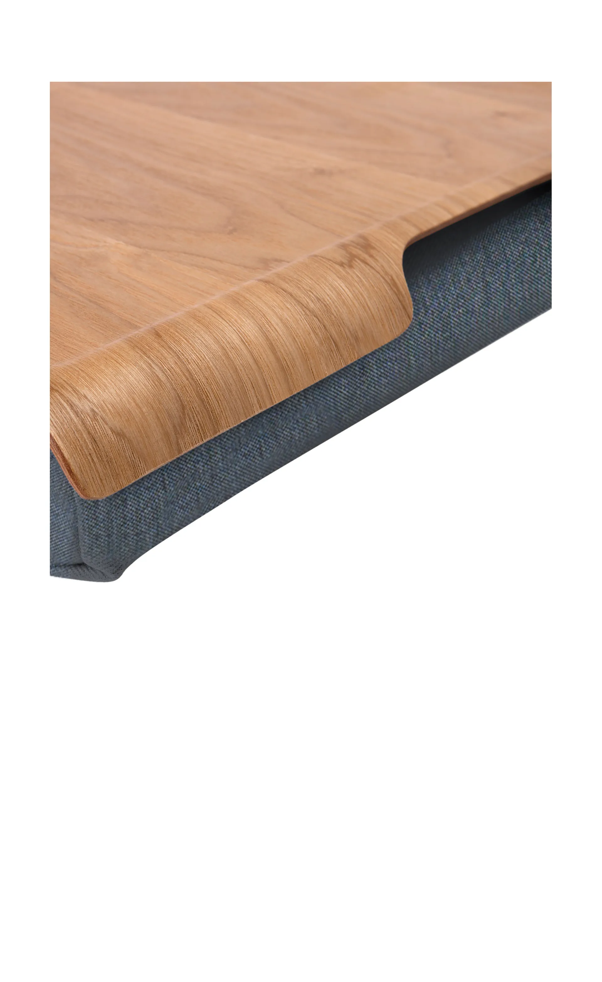 Bandeja de regazo para portátil Bosign, Madera de sauce-sal y pimienta gris Bosign