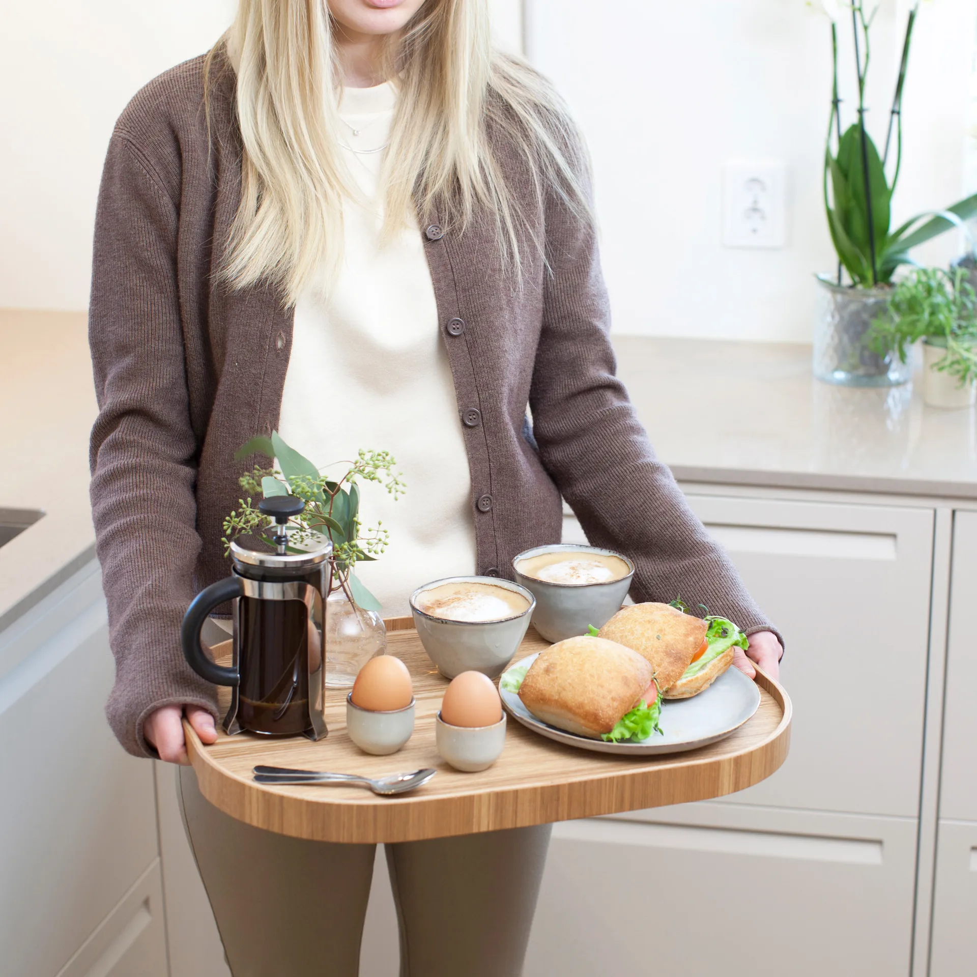 Bandeja de servir Bosign curvoline large 34x47 cm, Sauce Bosign