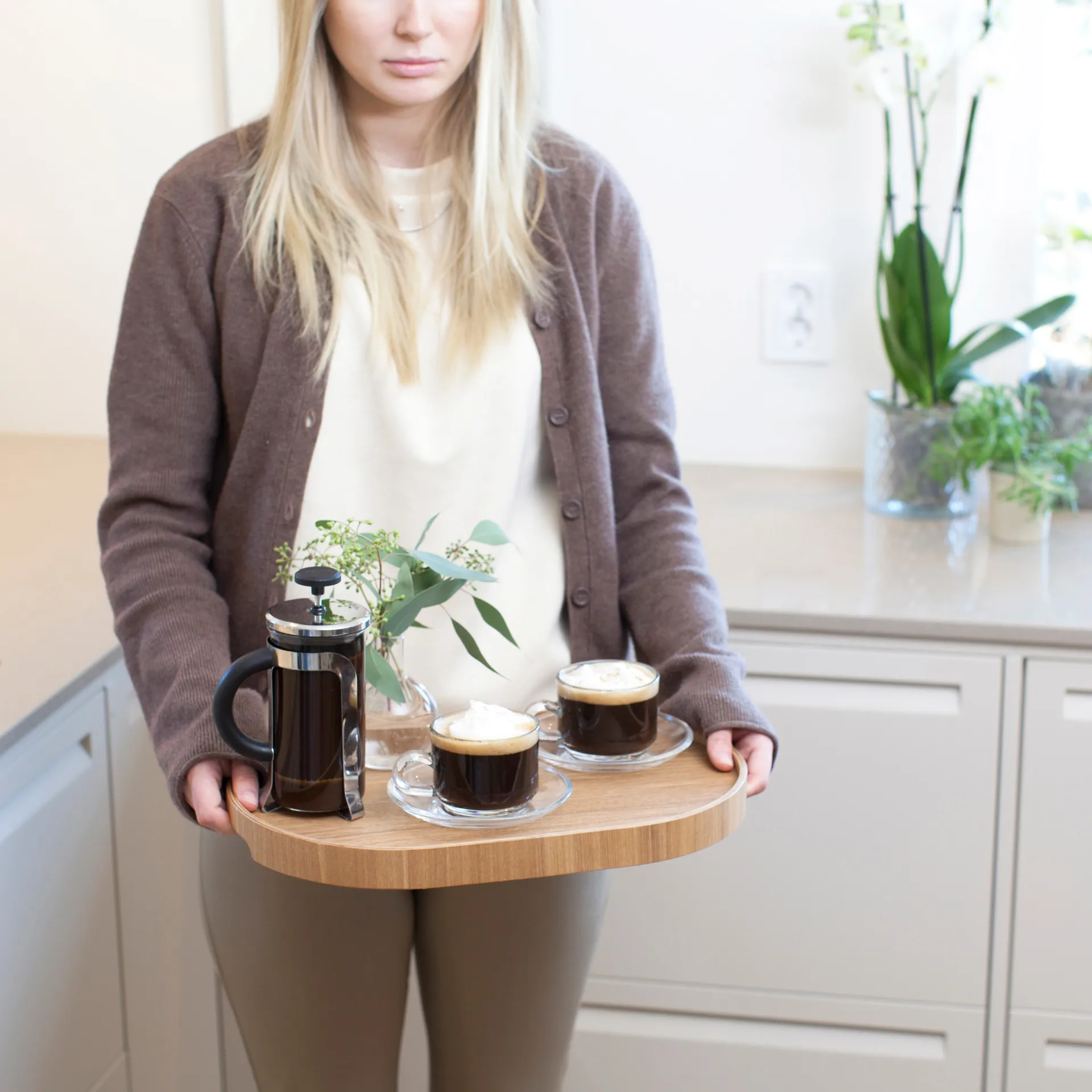 Bandeja de servir Bosign curvoline medium 26x39 cm, Sauce Bosign