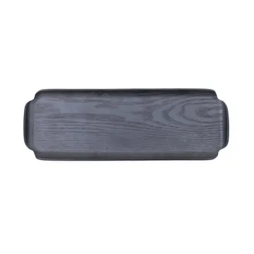 Bandeja Leaf™ de madera resistente al agua y al aceite 33×11,5 cm - Sauce negro - Bosign