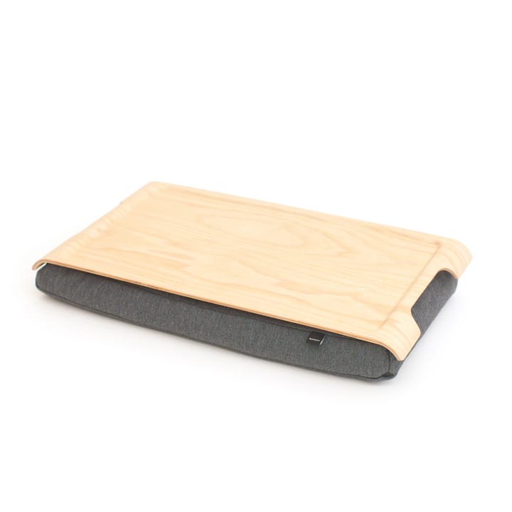 Bandeja para portátil mini - madera de fresno-gris - Bosign