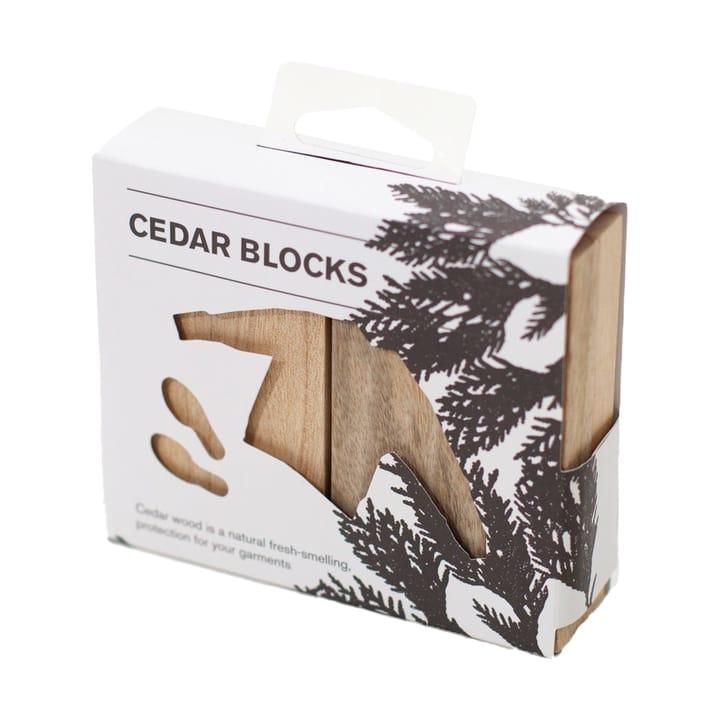 Bloque de fragancia Bosign de madera de cedro blanco  - 4-pack - Bosign