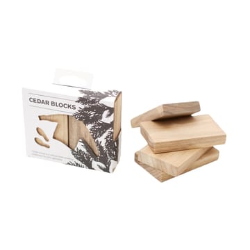 Bloque de fragancia Bosign de madera de cedro blanco  - 4-pack - Bosign