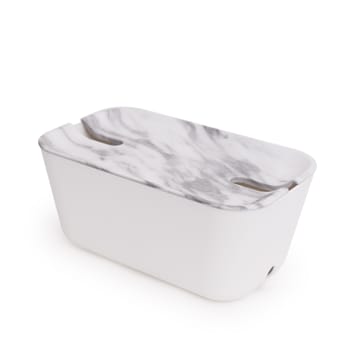 Caja para cables Cable Organiser M - tapa impresión mármol - Bosign