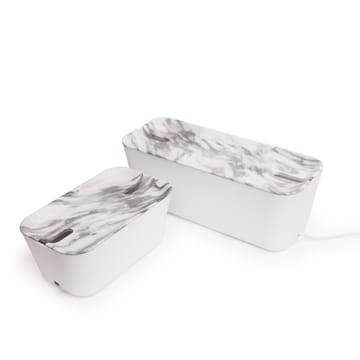 Caja para cables Cable Organiser M - tapa impresión mármol - Bosign