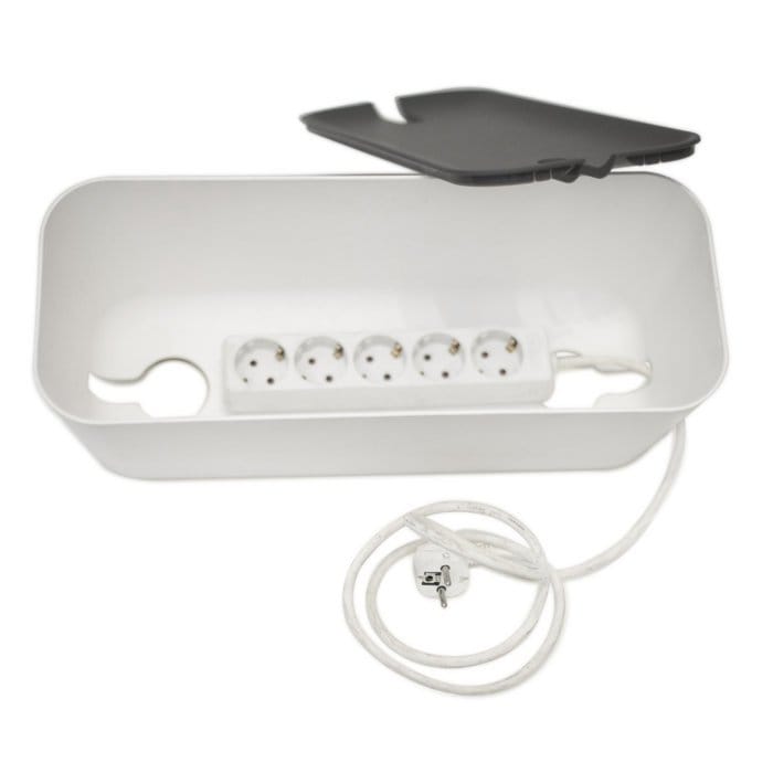 Caja para cables Cable Organiser XL, tapa gris Bosign