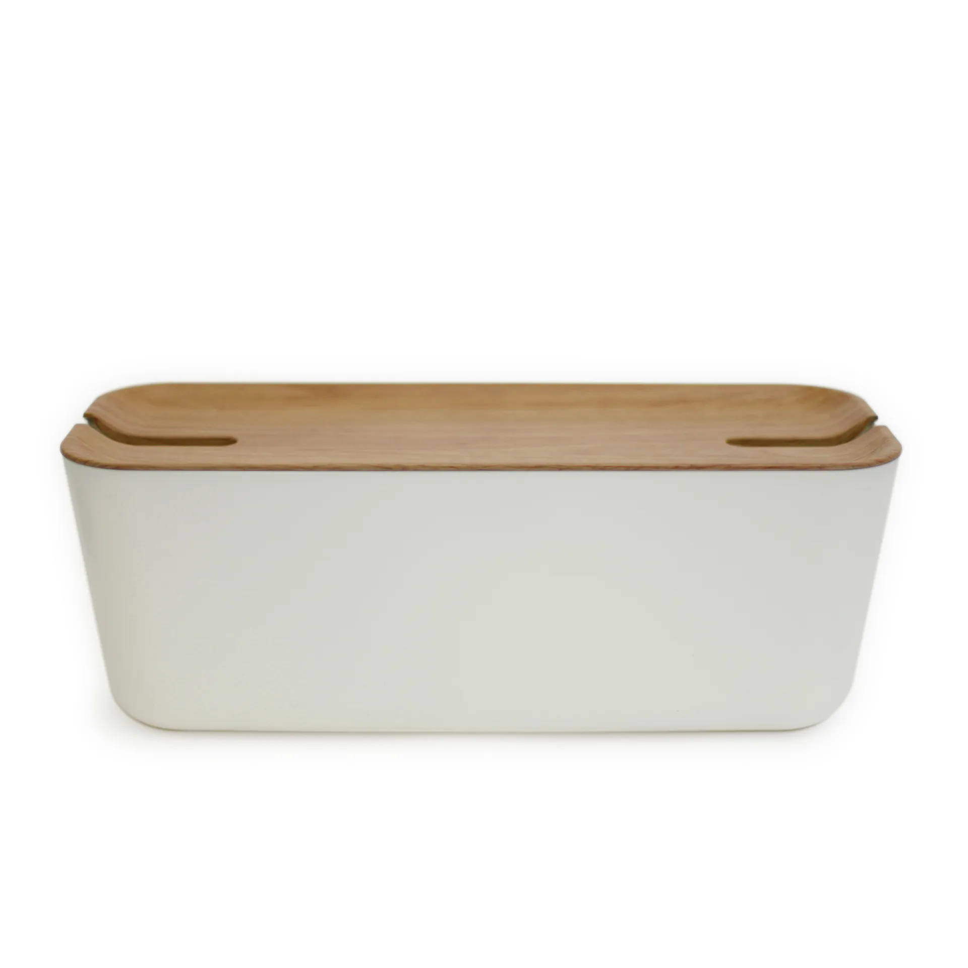 Caja para cables Cable Organiser XL, tapa impresión madera Bosign