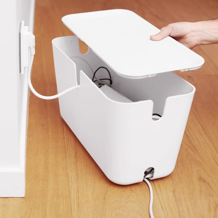 Colector de cables Cable Organiser XXL, blanco-blanco Bosign