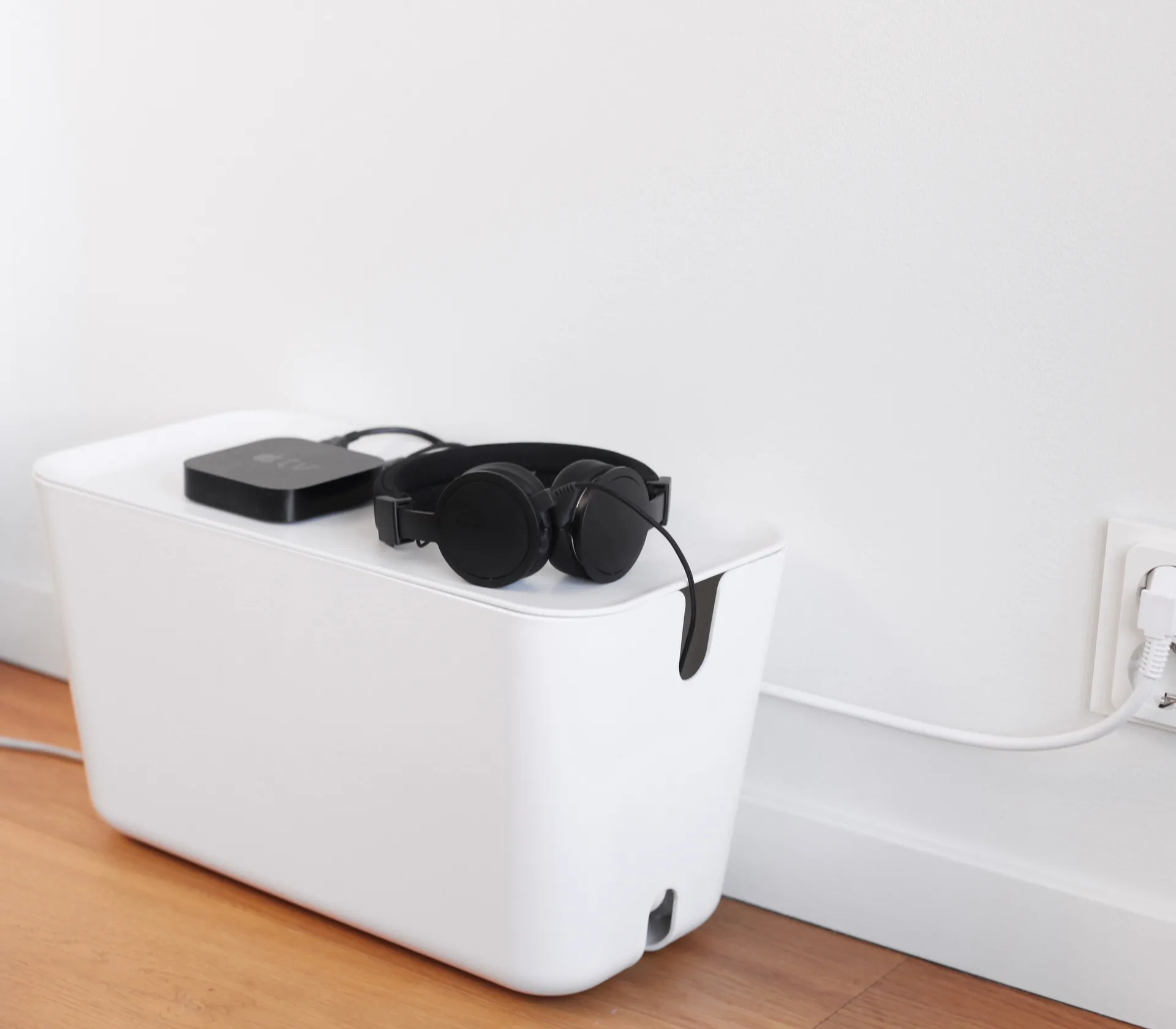 Colector de cables Cable Organiser XXL, blanco-blanco Bosign