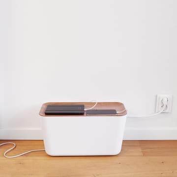 Colector de cables Cable Organiser XXL - madera-blanco - Bosign