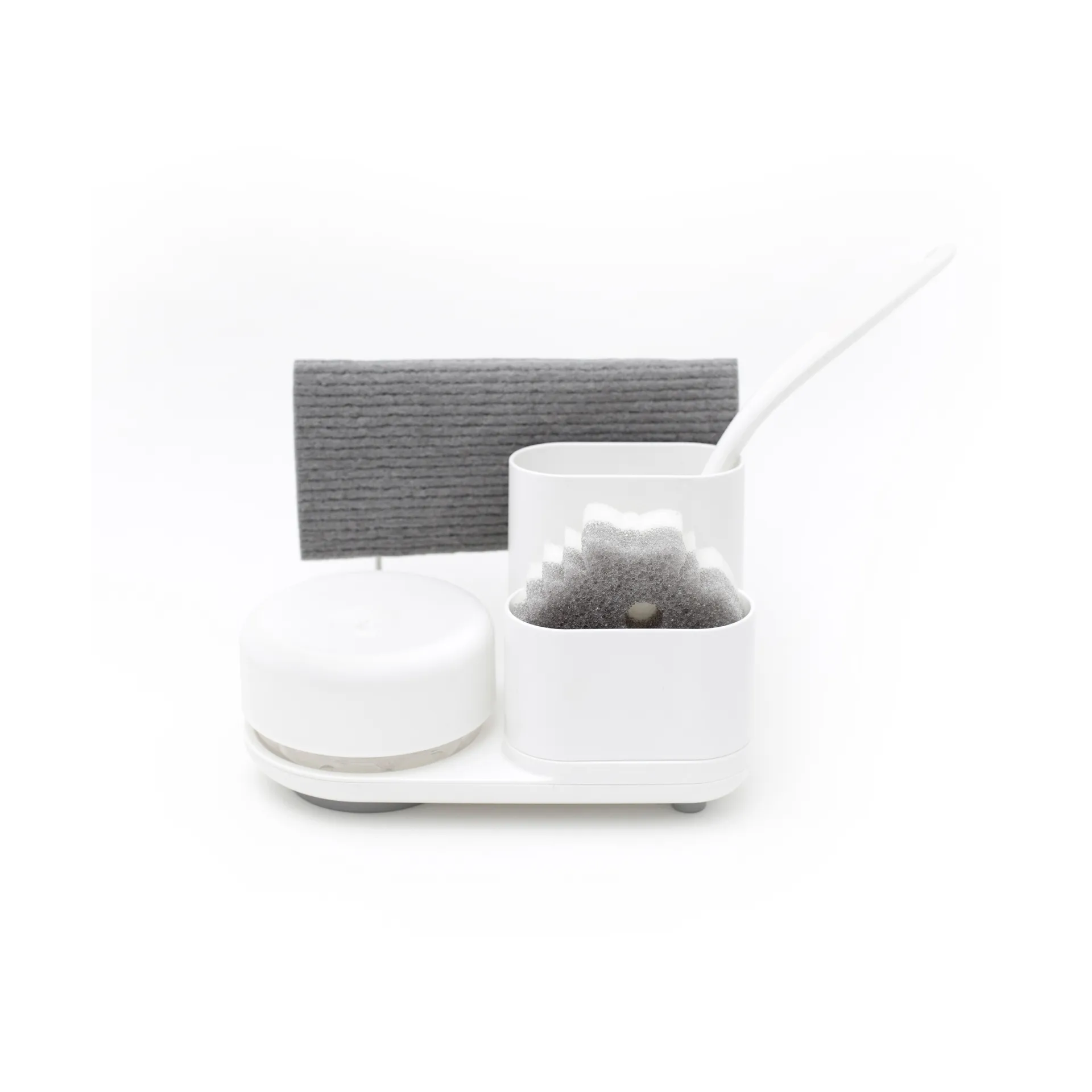 Dispensador de jabón con almacenamiento Do-Dish Caddy PLUS, Blanco Bosign