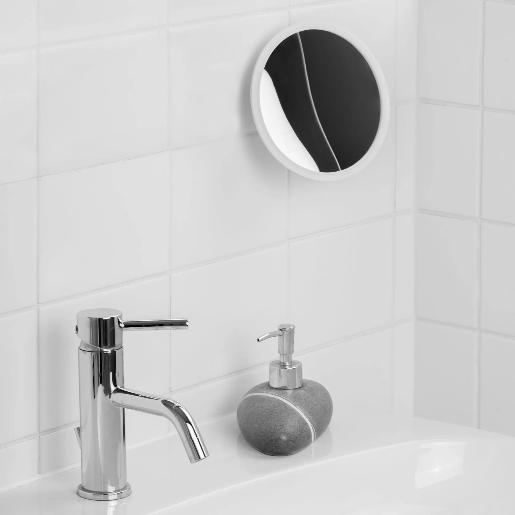 Espejo de maquillaje AirMirror x10 desmontable con ventosa, Ø16,5 cm Bosign