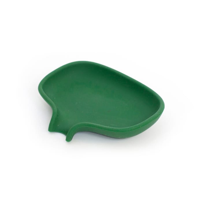 Jabonera con drenaje oculto silicona small 8,5x10,8 - verde oscuro - Bosign