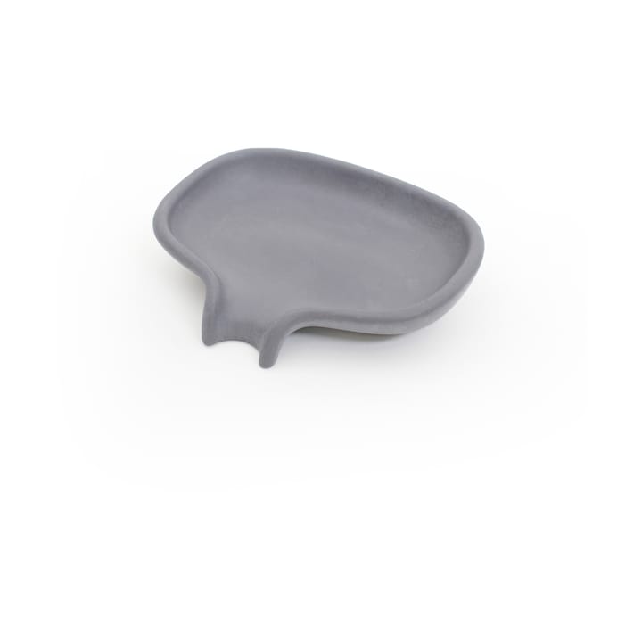 Jabonera con drenaje Soap Saver Flow hormigón, Gris Bosign