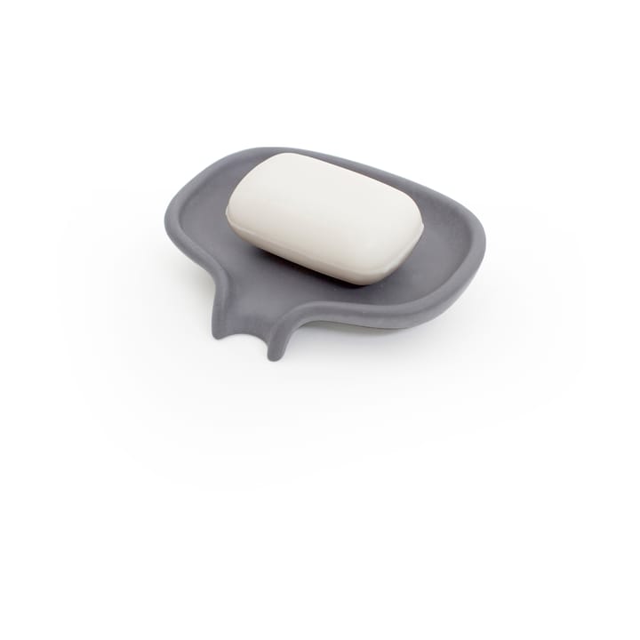 Jabonera con drenaje Soap Saver Flow hormigón, Gris Bosign