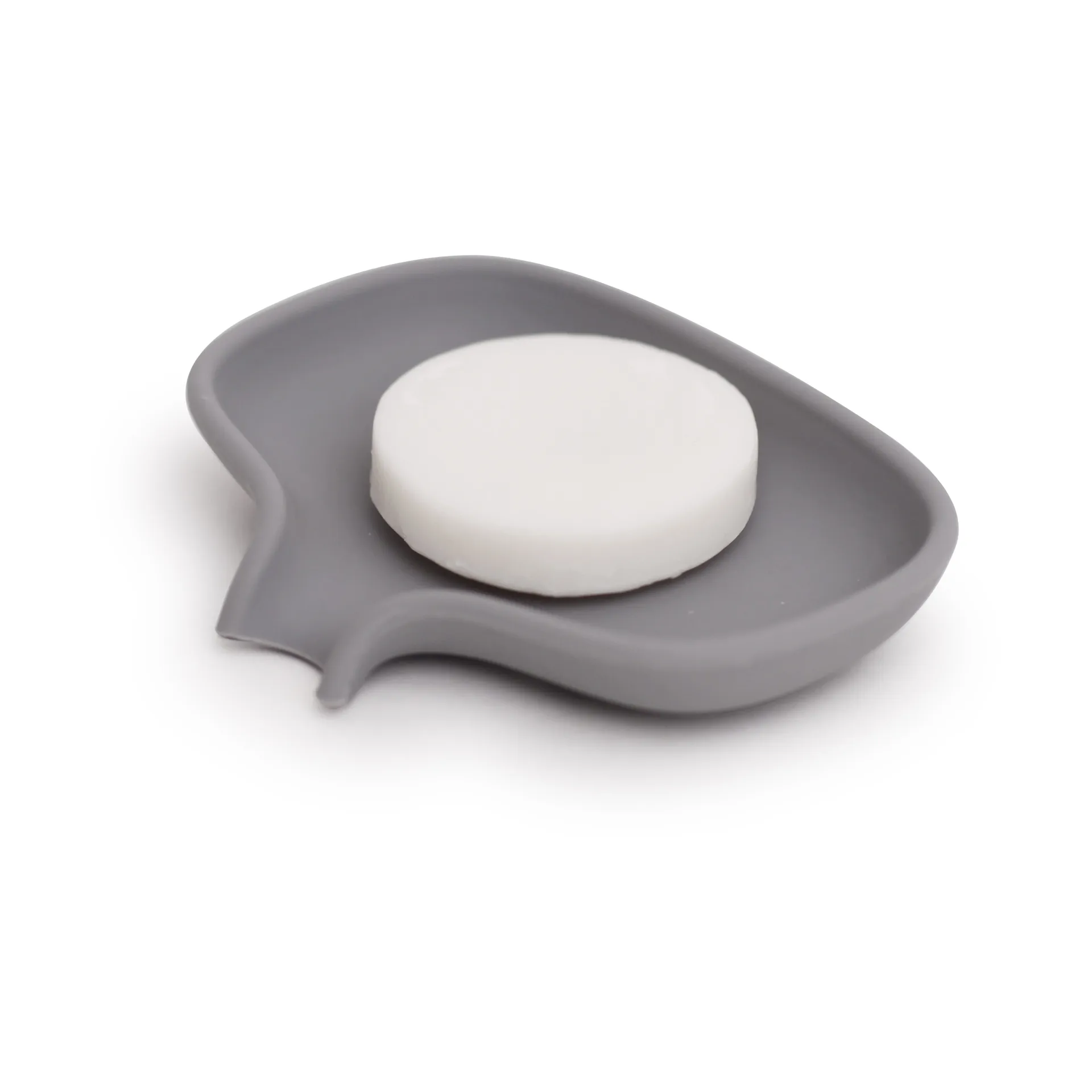Jabonera con drenaje Soap Saver Flow small, Gris Bosign