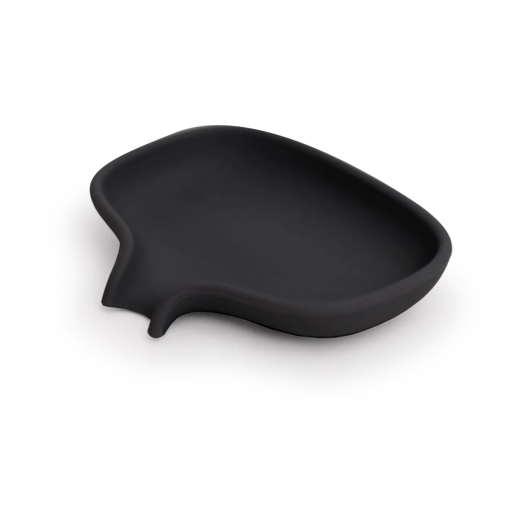 Jabonera con drenaje Soap Saver Flow small, Negro Bosign