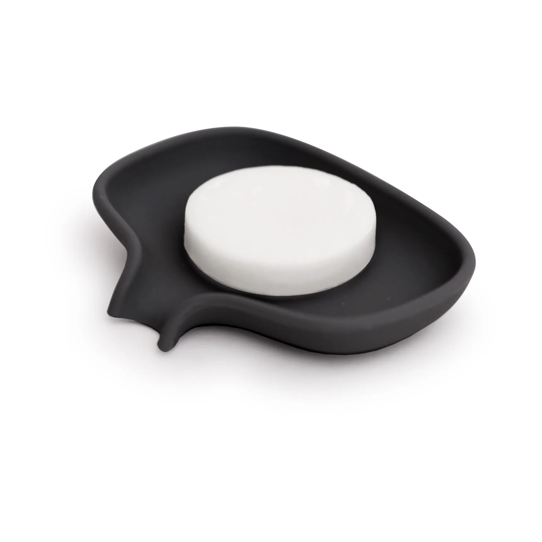 Jabonera con drenaje Soap Saver Flow small, Negro Bosign