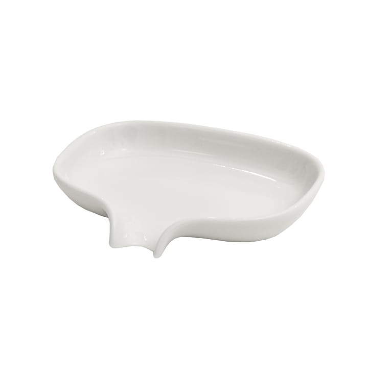 Jabonera porcelana con pico para goteo - blanco - Bosign