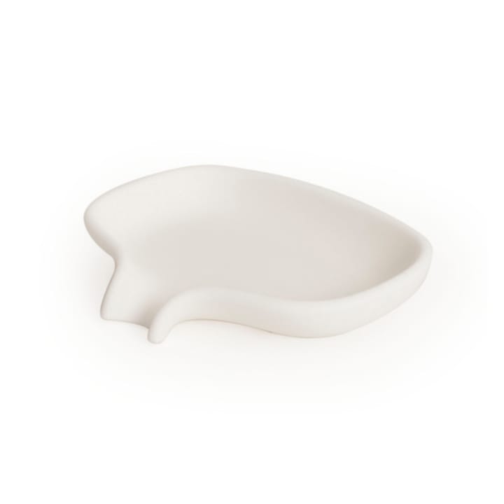 Jabonera silicona con pico para goteo - blanco - Bosign