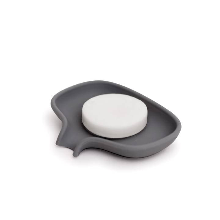 Jabonera silicona con pico para goteo, Grafitgris Bosign