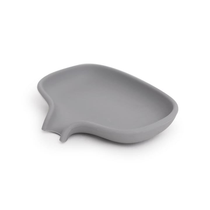 Jabonera silicona con pico para goteo - gris - Bosign