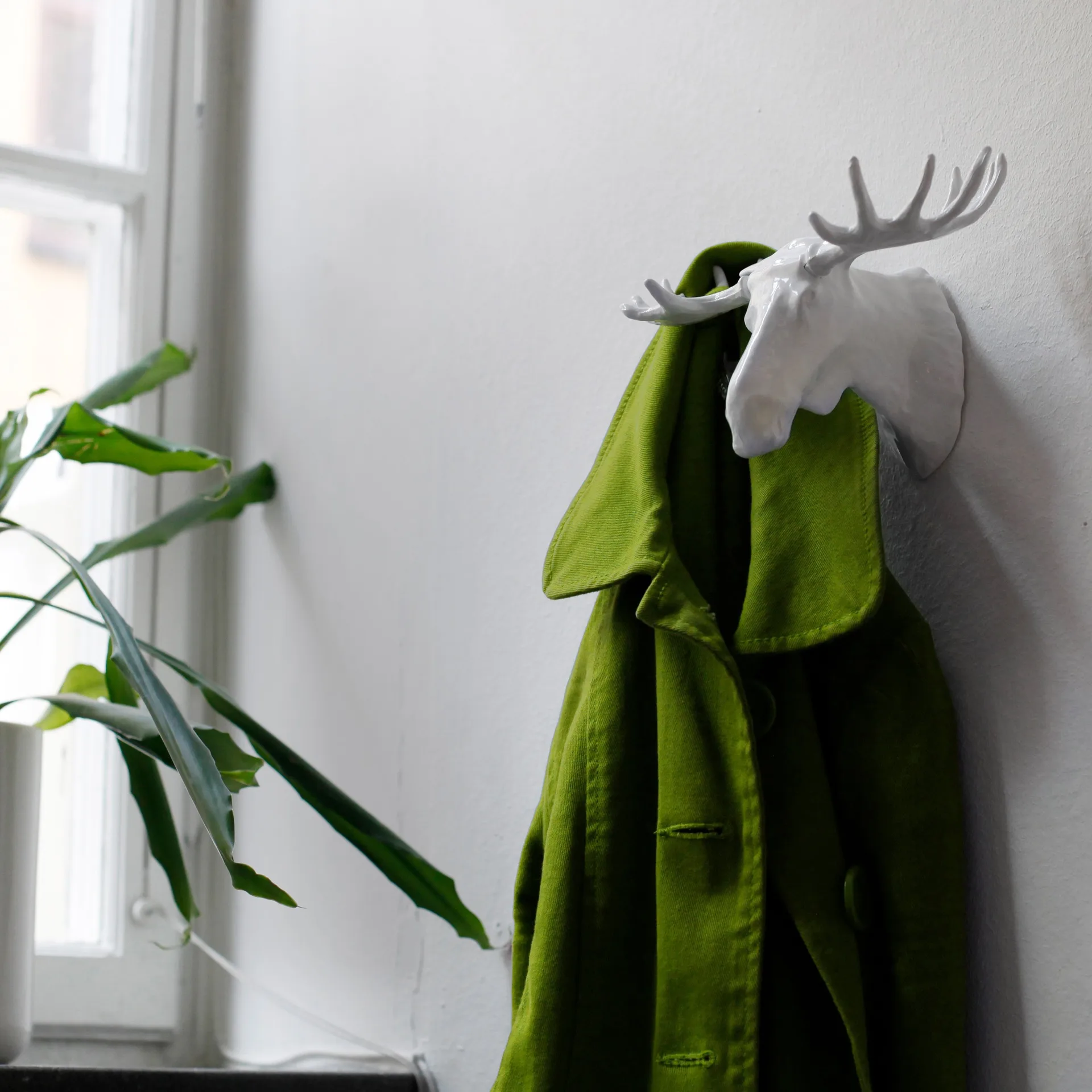 Perchero Moose, blanco Bosign