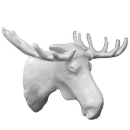 Perchero Moose, blanco Bosign