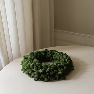 Corona de musgo Moss Wreath - Green, Ø40 cm - Botané
