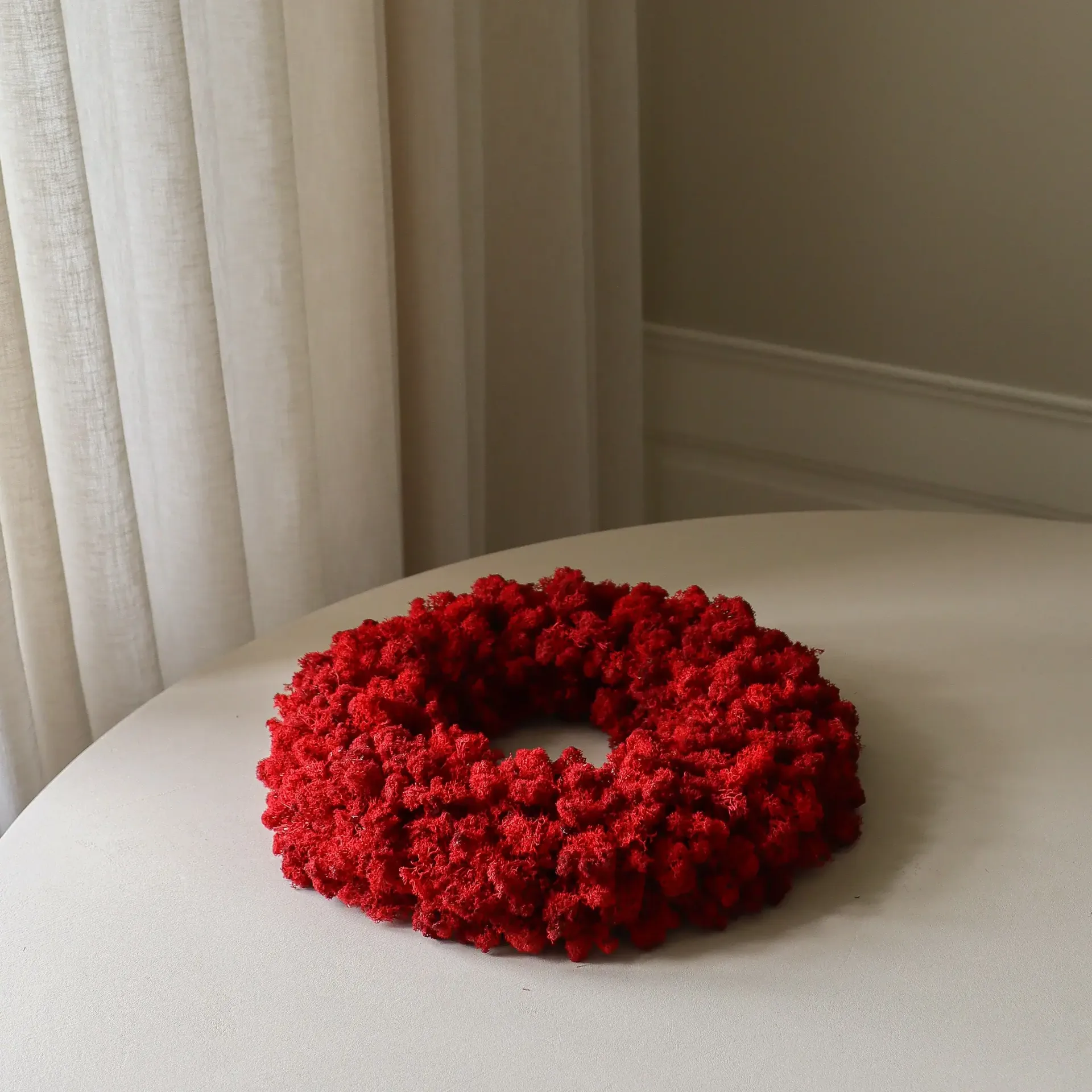 Corona de musgo Moss Wreath, Red, Ø40 cm Botané