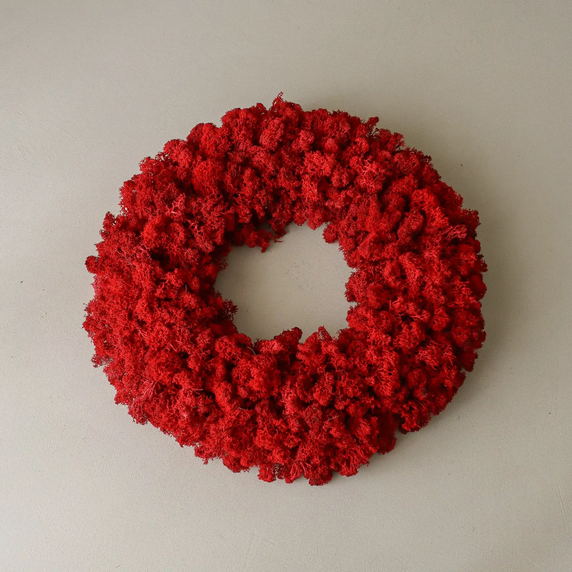 Corona de musgo Moss Wreath, Red, Ø40 cm Botané
