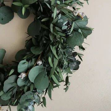 Corona Eucalyptus Wreath - Green mixed, Ø40 cm - Botané