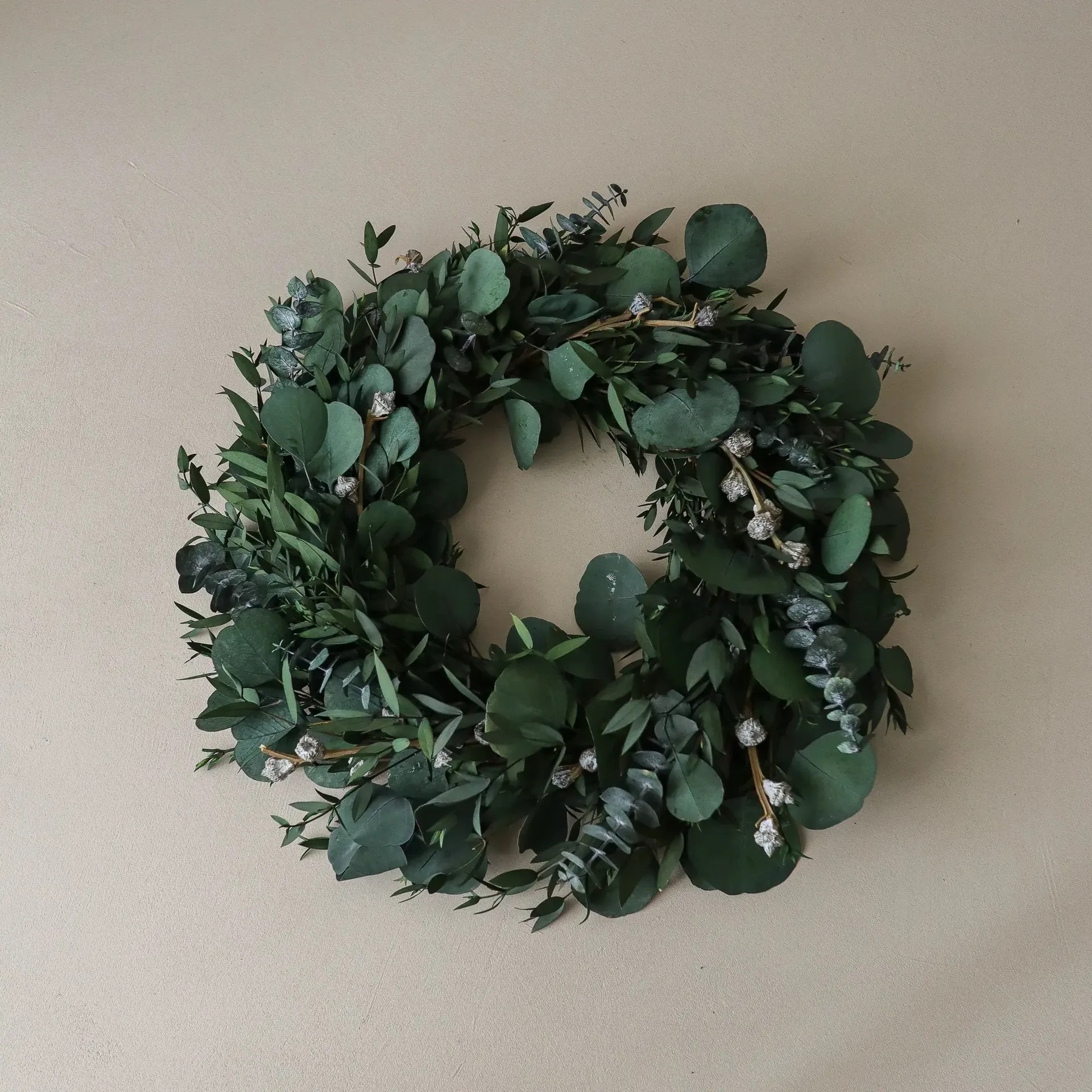 Corona Eucalyptus Wreath, Green mixed, Ø40 cm Botané