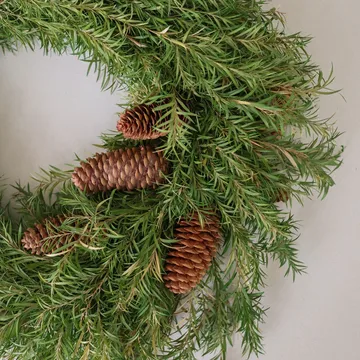 Corona Evergreen Pine Wreath - Ramas de abeto, Ø40 cm - Botané