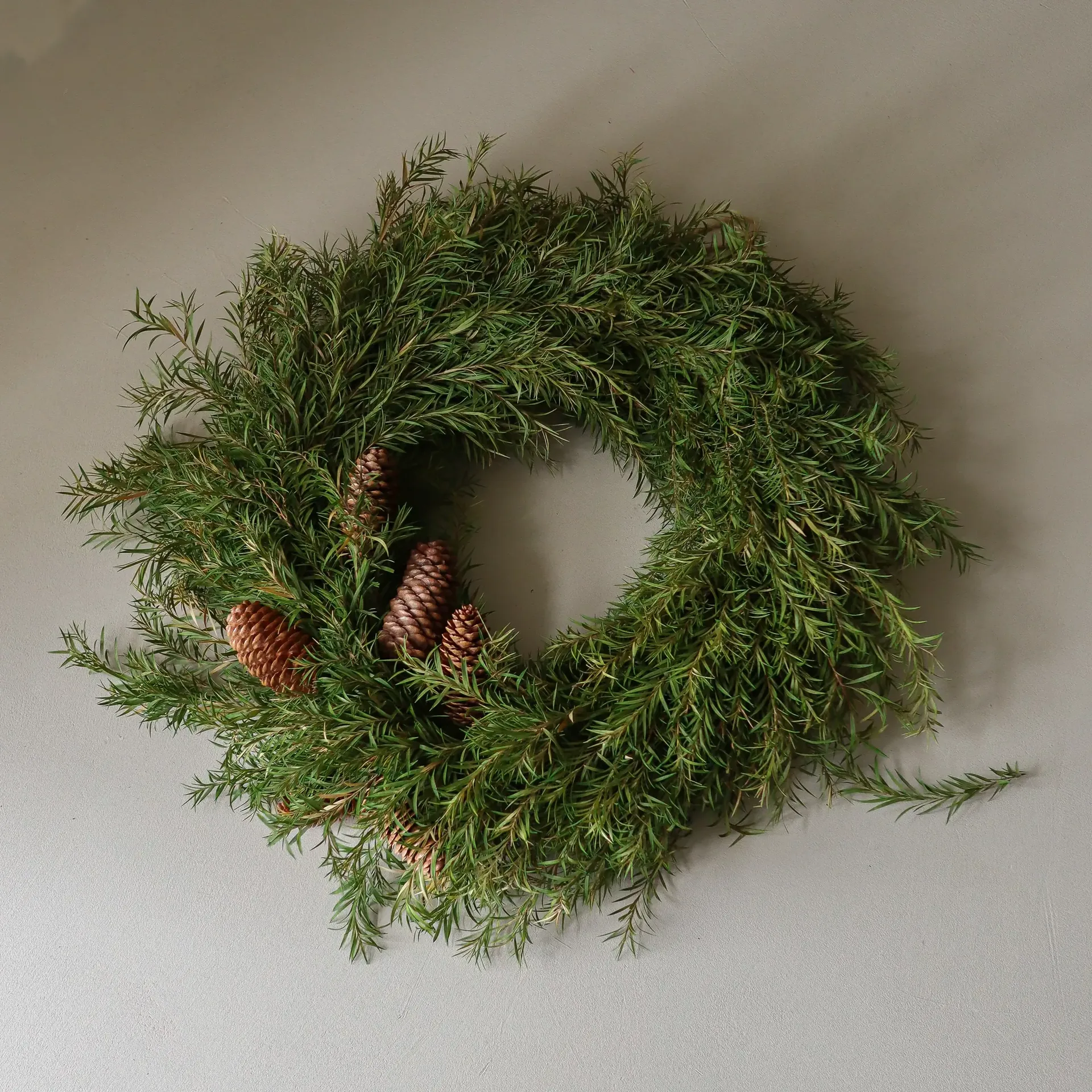 Corona Evergreen Pine Wreath, Ramas de abeto, Ø40 cm Botané