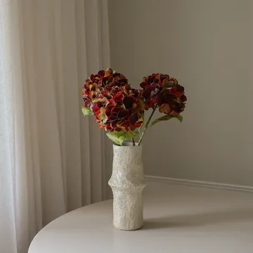 Flor artificial de hortensia - Deep burgundy, 60 cm, 1 ud. - Botané