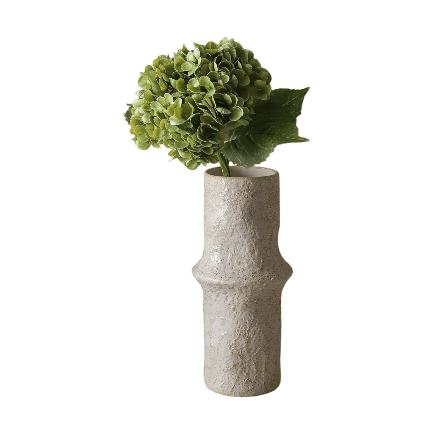 Flor artificial de hortensia, Moss green, 51 cm, 1 ud. Botané