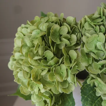 Flor artificial de hortensia - Moss green, 51 cm, 1 ud. - Botané