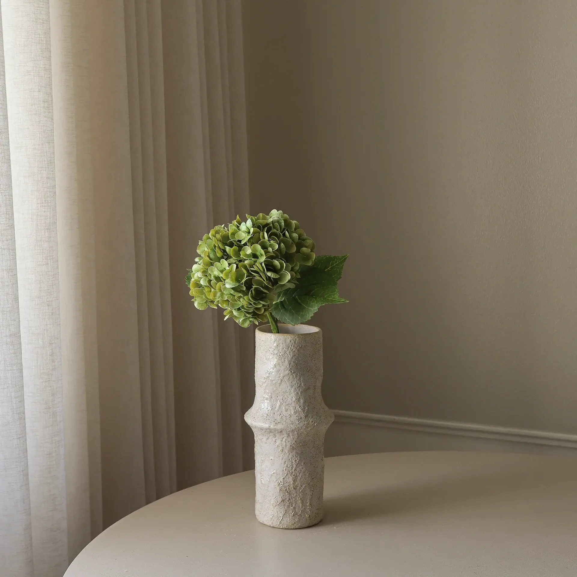 Flor artificial de hortensia, Moss green, 51 cm, 1 ud. Botané