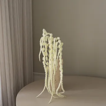 Flor sintética Amaranto colgante - Blanco, 112 cm - Botané