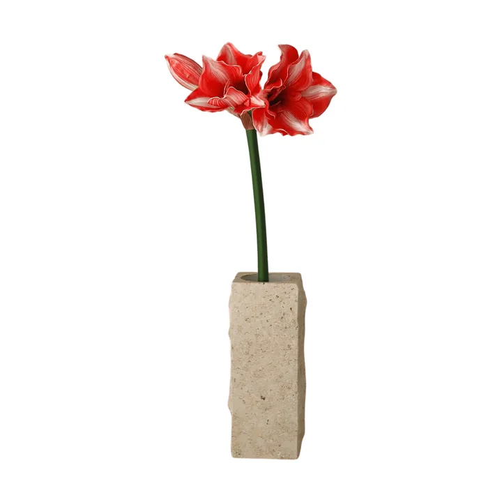 Flor sintética Amaryllis - Rojo oscuro, 72 cm - Botané