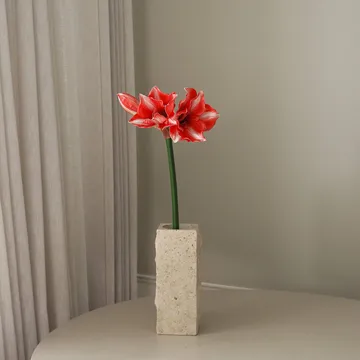 Flor sintética Amaryllis - Rojo oscuro, 72 cm - Botané