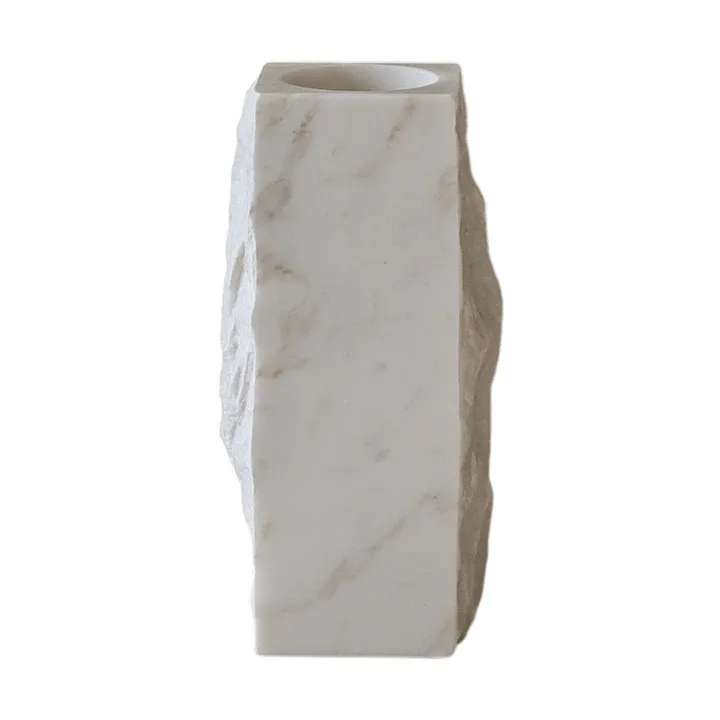 Jarrón de mármol Carrara Edge - Small, 25 cm - Botané