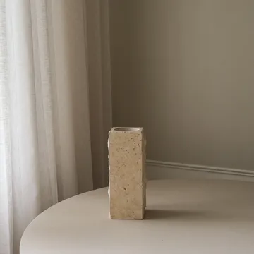 Jarrón de mármol Limestone Edge - Medium, 30 cm - Botané