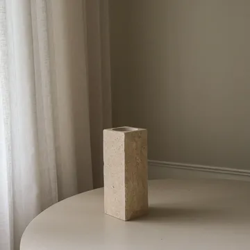 Jarrón de mármol Limestone Edge - Medium, 30 cm - Botané