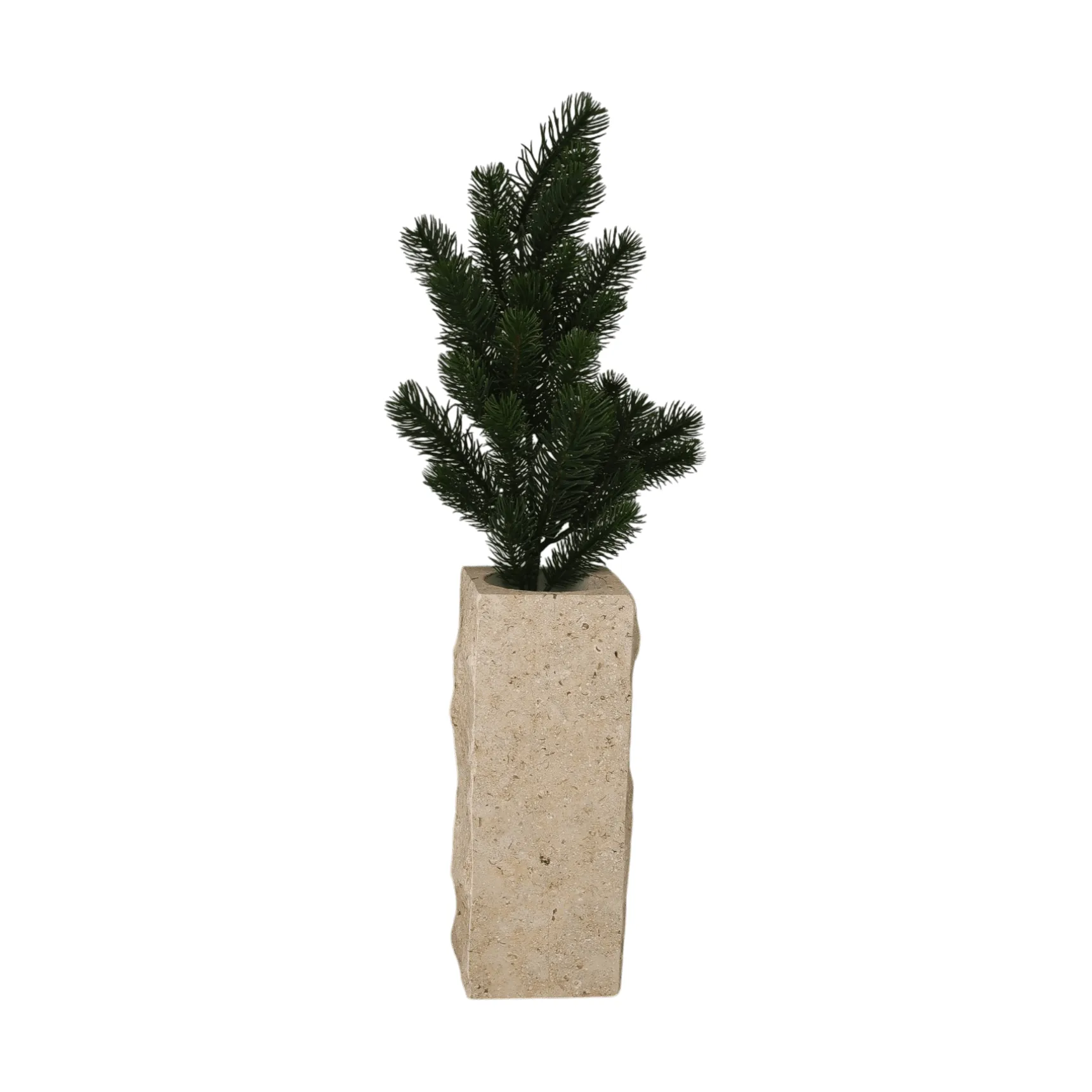 Planta sintética Rama de pino, Verde, 65 cm Botané